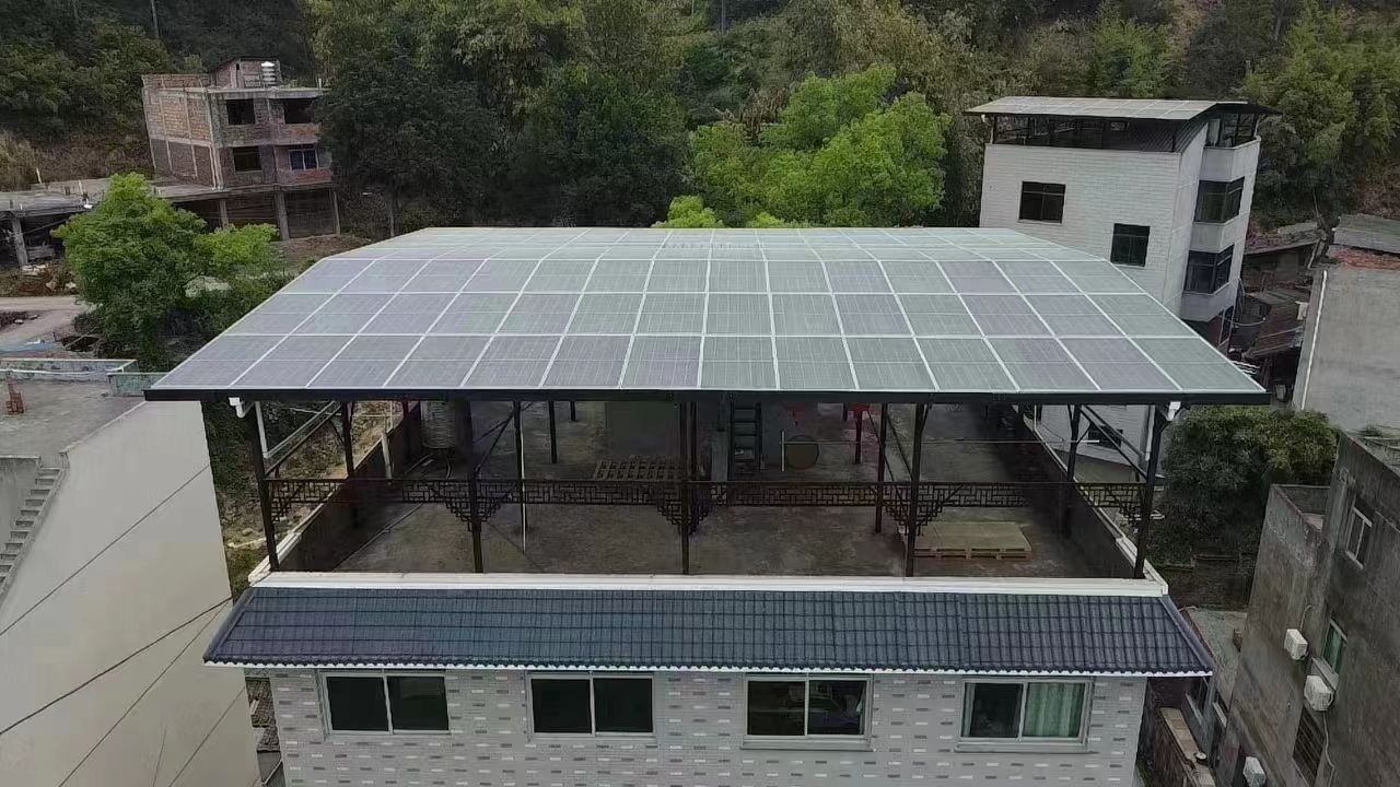 诸暨15kw+10kwh自建别墅家庭光伏储能系统